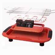 1800W Electric Grill Home BBQ Grill, UK Plug(Black)