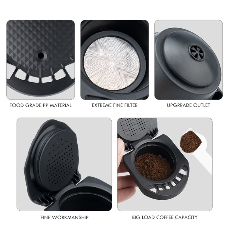 Compatible With Dolce Gusto ICafilas Reusable Coffee Capsule Converter Tray(Black) - Coffee Machine Parts by PMC TechLife | Online Shopping South Africa | PMC TechLife | Buy Now Pay Later Mobicred