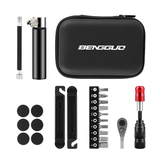 BENGGUO Bicycle Repair Tool Mountain Bike Ratchet Wrench Repair Combination Set, Spec: Set 4 - free shipping - PMC Jewellery - Order now!
