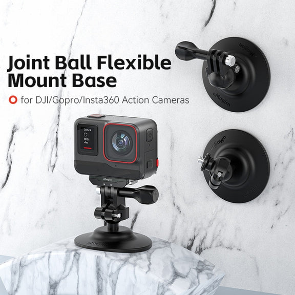 AMagisn Flexible Adhesive Mount for DJI / GoPro HERO / Insta360 Action Camera, Spec: 3 Claws