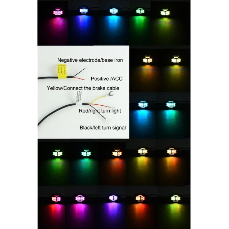 10 in 1 Car Chassis Light RGB Colorful Atmosphere Light