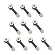 10pcs 40mm 3 In 1 Screw Connector Furniture Link Fixer Closet Eccentric Wheel Nut Connection Fastener - Furniture Accessories by PMC TechLife | Online Shopping South Africa | PMC TechLife | Buy Now Pay Later Mobicred