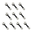 10pcs 35mm 3 In 1 Screw Connector Furniture Link Fixer Closet Eccentric Wheel Nut Connection Fastener - Furniture Accessories by PMC TechLife | Online Shopping South Africa | PMC TechLife | Buy Now Pay Later Mobicred