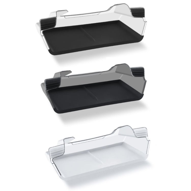 For Tesla Model Y/3 Screen Storage Box, Color: Translucent Black + Black