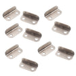 10pcs Lock Accessories L-Shaped Right Angle Office Drawer Lock Plate Furniture Parts Door Stopper(Silver) - Furniture Accessories by PMC TechLife | Online Shopping South Africa | PMC TechLife | Buy Now Pay Later Mobicred