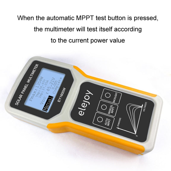 elejoy 1600W MPPT Solar Photovoltaic Panel Multimeter(EY1600W)