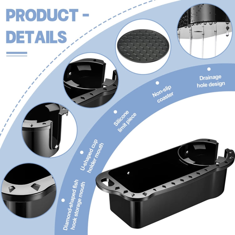 Yacht Cup Holder Fishing Tool Box Storage Rack(289x114x80mm) - Marine Accessories & Parts by PMC Jewellery | Online Shopping South Africa | PMC Jewellery | Buy Now Pay Later Mobicred