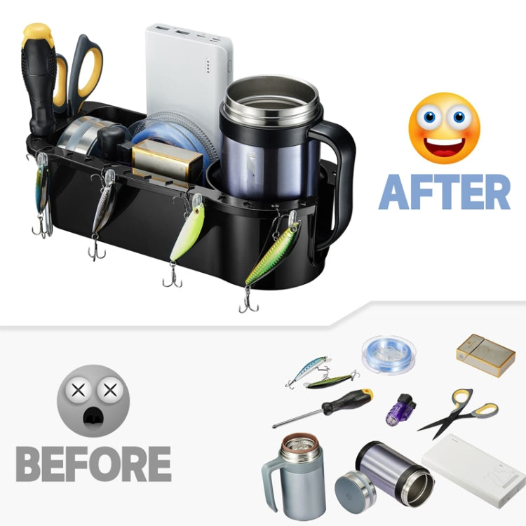 Yacht Cup Holder Fishing Tool Box Storage Rack(289x114x80mm) - Marine Accessories & Parts by PMC Jewellery | Online Shopping South Africa | PMC Jewellery | Buy Now Pay Later Mobicred