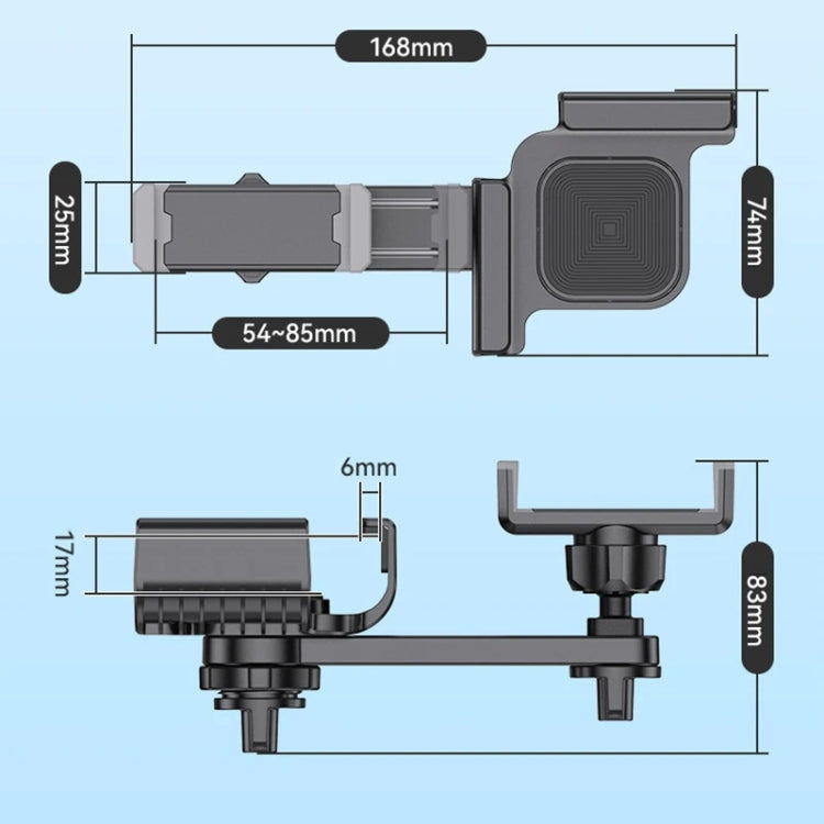 SHUNWEI Car Navigation Screen Floating Mobile Phone Holder, Style: Magnetic Type - free shipping - PMC Jewellery - Order now!
