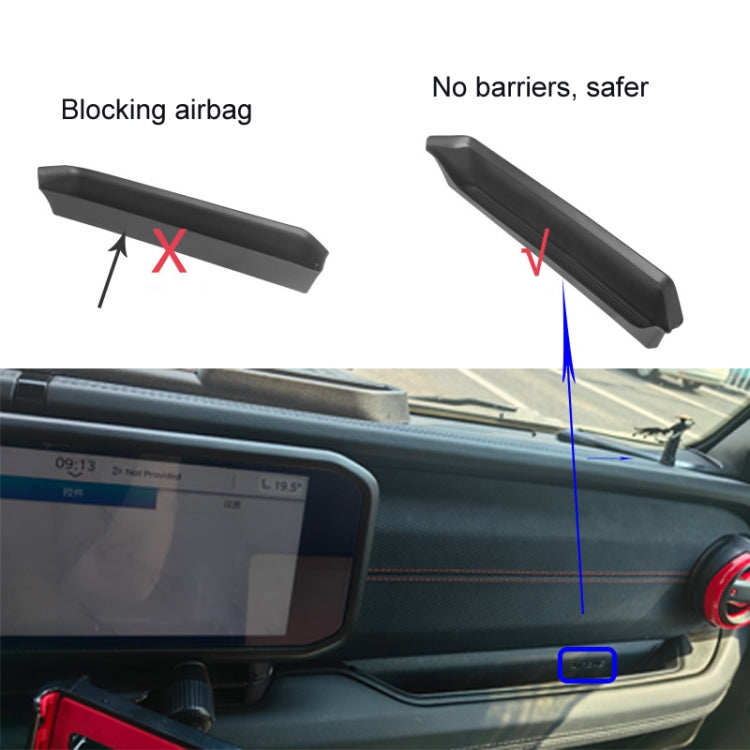 For Jeep Wrangler JL 2024 Passenger Handle Storage Box - Others by PMC TechLife | Online Shopping South Africa | PMC TechLife | Buy Now Pay Later Mobicred