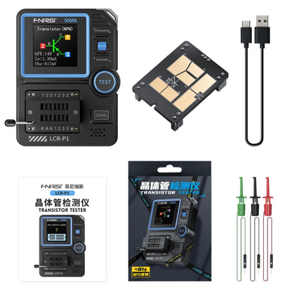FNIRSI LCR-P1 Transistor Tester Multifunctional Electronic Component Inspection Tool(Black) - free shipping - PMC Jewellery - Order now!
