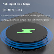 868D 6-In-1 260W High-Power Type-C+USB Multi Ports Charger Supports QI Wireless Charging(UK Plug)