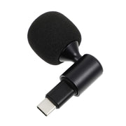 Mobile Phone Live Broadcast Microphone, Style: TYPE-C Straight Head Realtek Solution (Sponge Cover)