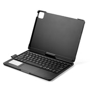 360 Degree Rotation Bluetooth Keyboard Case With Backlight For iPad Air 11 2024 / Air 5 / Air 4 10.9 / Pro 11 2022 2021 2020 2018(Black)