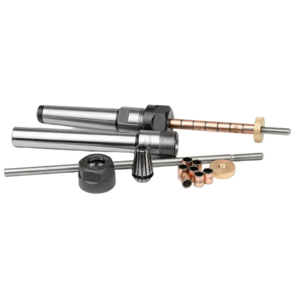 Woodturning Pen Mandrel Collet Penmaking Turning Lathe DIY Clamping Mandrel Fitting Tool(Straight Shank)