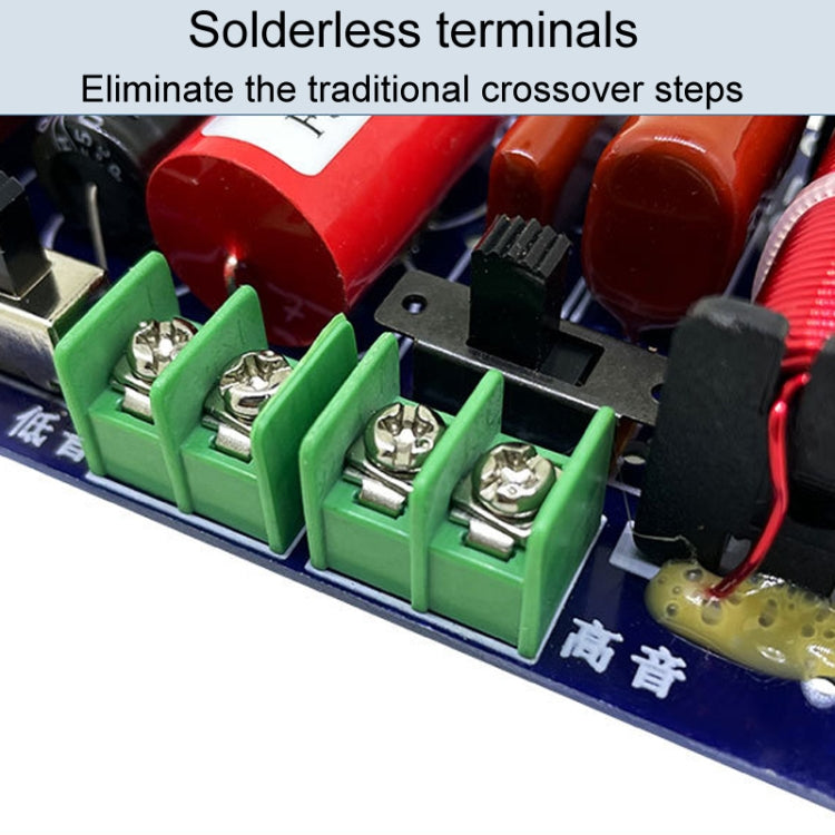 WEAH-204 High And Low 2-Way Audio Crossover Bookshelf Speaker Conversion Divider - Audio Crossover by PMC TechLife | Online Shopping South Africa | PMC TechLife | Buy Now Pay Later Mobicred