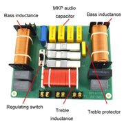 PA-325 One High Two Low Powered Stage Speaker Crossover Boards High-Fidelity Audio 3-Way Crossover