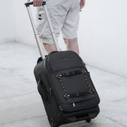 Cwatcun D136 Generation 1 Large Camera Trolley Shoulder Bag Large Capacity Outdoor Photography Storage Case(Black)