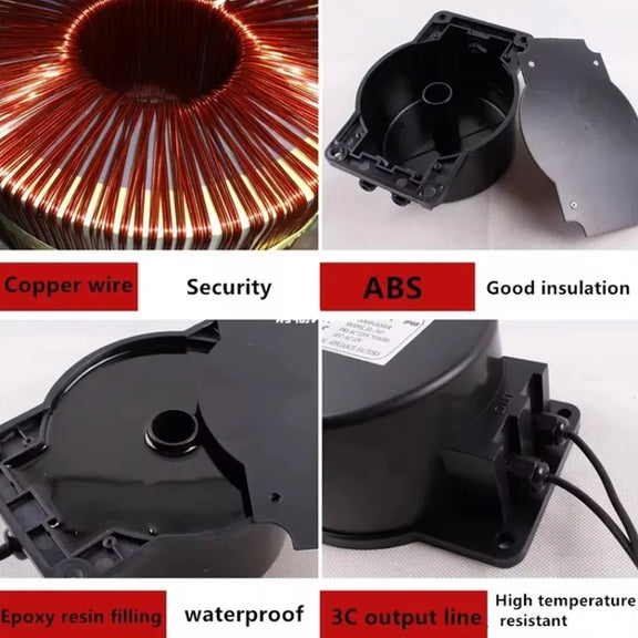 Lighting Transformer 220V To AC 12V/24V Water-resistant LED Underwater Light Power Adapter, Power: 30W(24V)
