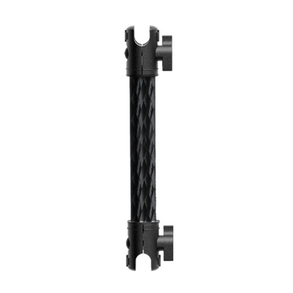 Car Phone Mount Extension Arm Double Jointed Swivel Adjustment Carbon Fiber Bracket Connecting Rod, Model: 140mm For 20mm Ball Head