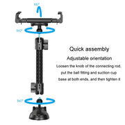 Car Phone Mount Extension Arm Double Jointed Swivel Adjustment Carbon Fiber Bracket Connecting Rod, Model: 170mm For 25.4mm Ball Head