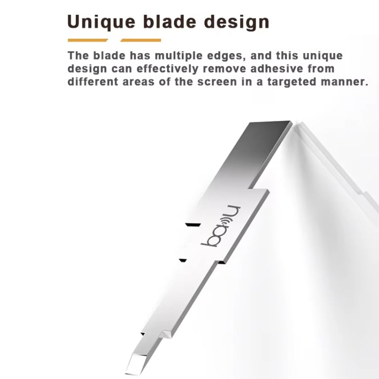 BAKU BA-214 Multi-Function LCD Repair Scraper 0.2mm Thickness Screen CPU Glue Remover Tool - free shipping - PMC Jewellery - Order now!