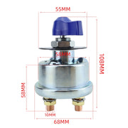 RV Yacht Anti-leakage Battery Power Main Switch With Accessories