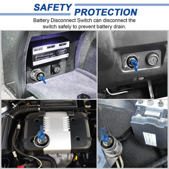 RV Yacht Anti-leakage Battery Power Main Switch With Accessories