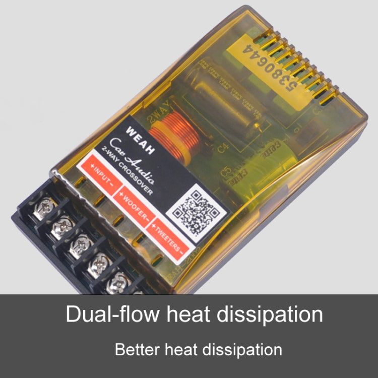 WEAH-2002 High And Low 2-Way Audio Crossover Bookshelf Speaker Conversion Divider - Audio Crossover by PMC TechLife | Online Shopping South Africa | PMC TechLife | Buy Now Pay Later Mobicred