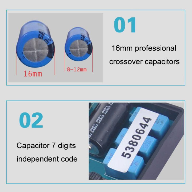 WEAH-2002 High And Low 2-Way Audio Crossover Bookshelf Speaker Conversion Divider - Audio Crossover by PMC TechLife | Online Shopping South Africa | PMC TechLife | Buy Now Pay Later Mobicred