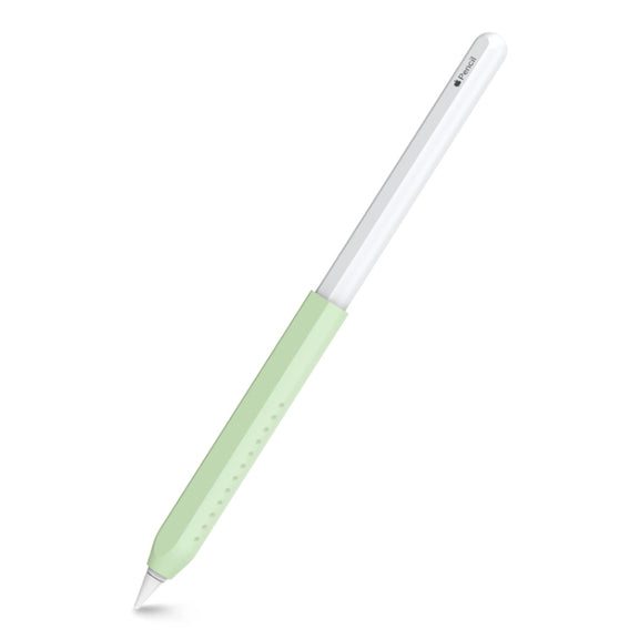 For Apple Pencil 1&2 AhaStyle PT182 Silicone Protective Grip Cover(Green)