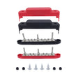 M6 3-post 10-way RV Yacht Short-circuit Proof Base DC Busbar, Color: Red+Black 1pair - Fuse by PMC Jewellery | Online Shopping South Africa | PMC Jewellery | Buy Now Pay Later Mobicred