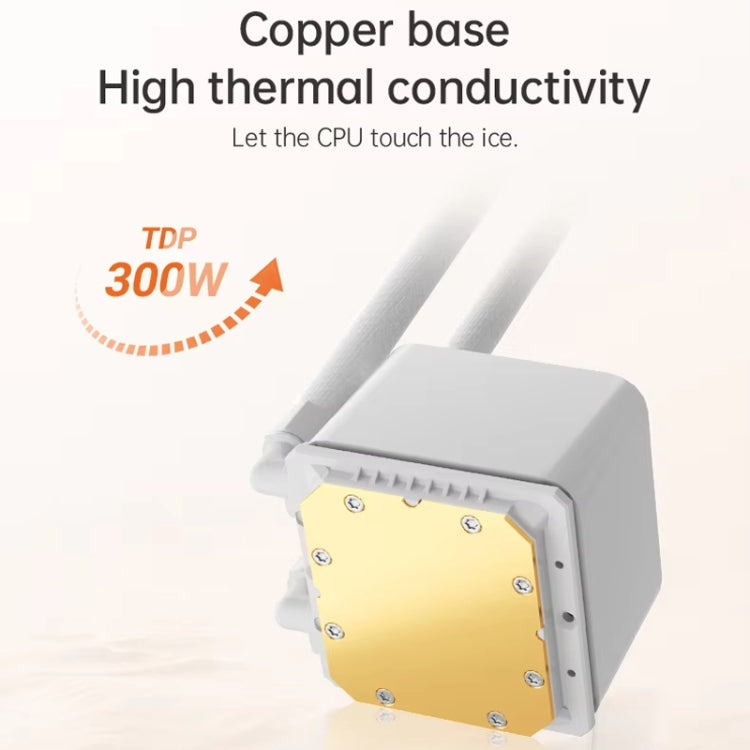 COOLMOON Glacier360 Computer Host Integrated ARGB CPU Water Cooler, Color: Black - free shipping - PMC Jewellery - Order now!