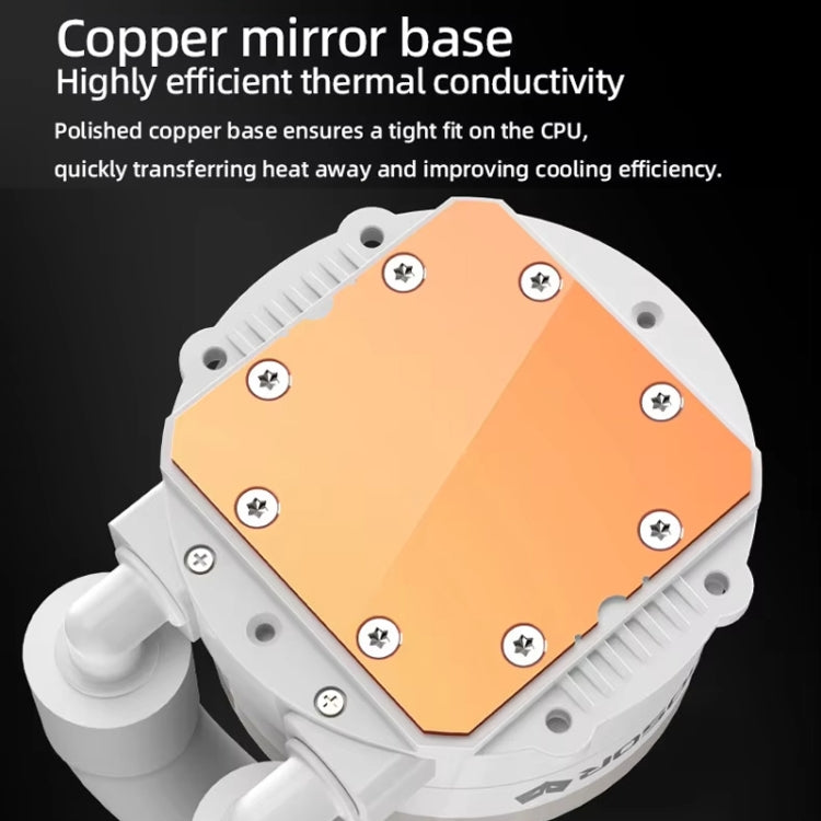 COOLMOON AS360 Magic Diamond Edition Computer Cooler ARGB Water Cooling Light Integrated CPU Radiator(White) - free shipping - PMC Jewellery - Order now!