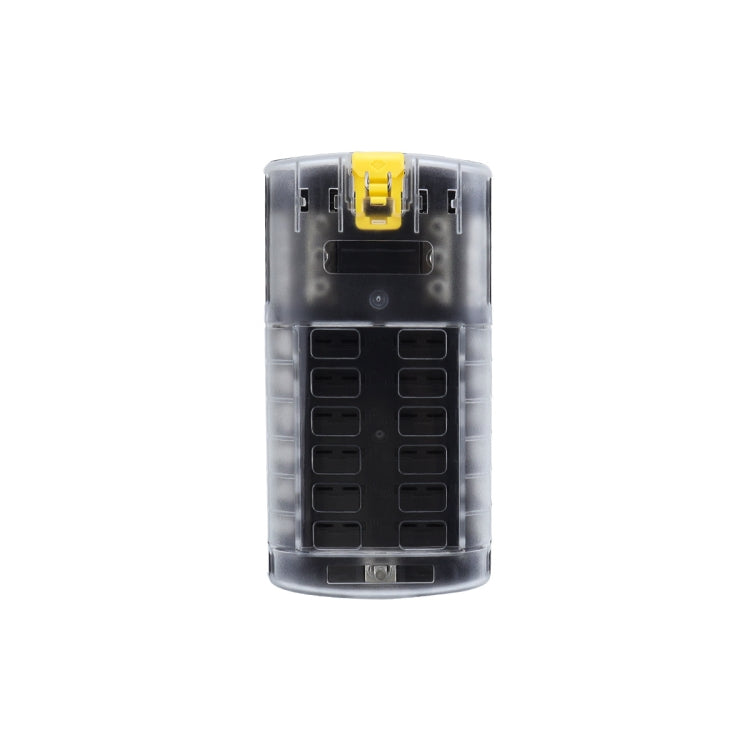 RV Yacht 12-way LED Insulated Flame-retardant Fuse Holder Box with Wire(Configuration 3)
