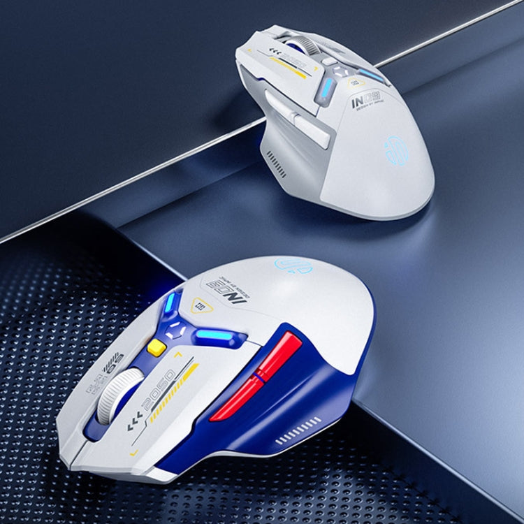 Inphic IN9 Tri-mode Wireless Bluetooth Gaming Office Computer Mouse(Blue)
