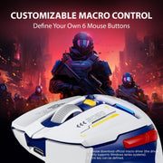Inphic IN9 Tri-mode Wireless Bluetooth Gaming Office Computer Mouse(Blue)