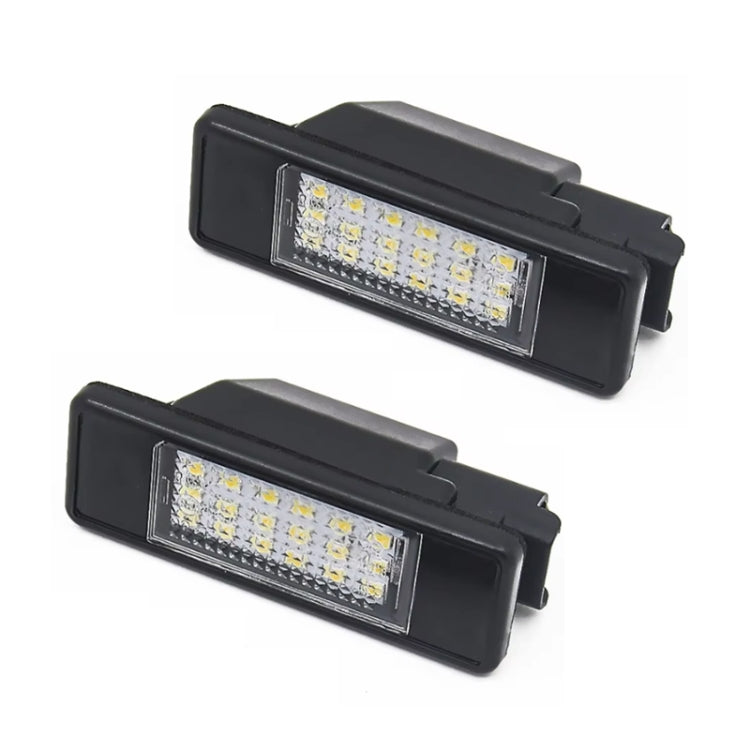 2pcs For Nissan Qashqai J10 / J11 / X-Trail / Teana License Plate Light Modification - License Plate Lights by PMC Jewellery | Online Shopping South Africa | PMC Jewellery | Buy Now Pay Later Mobicred