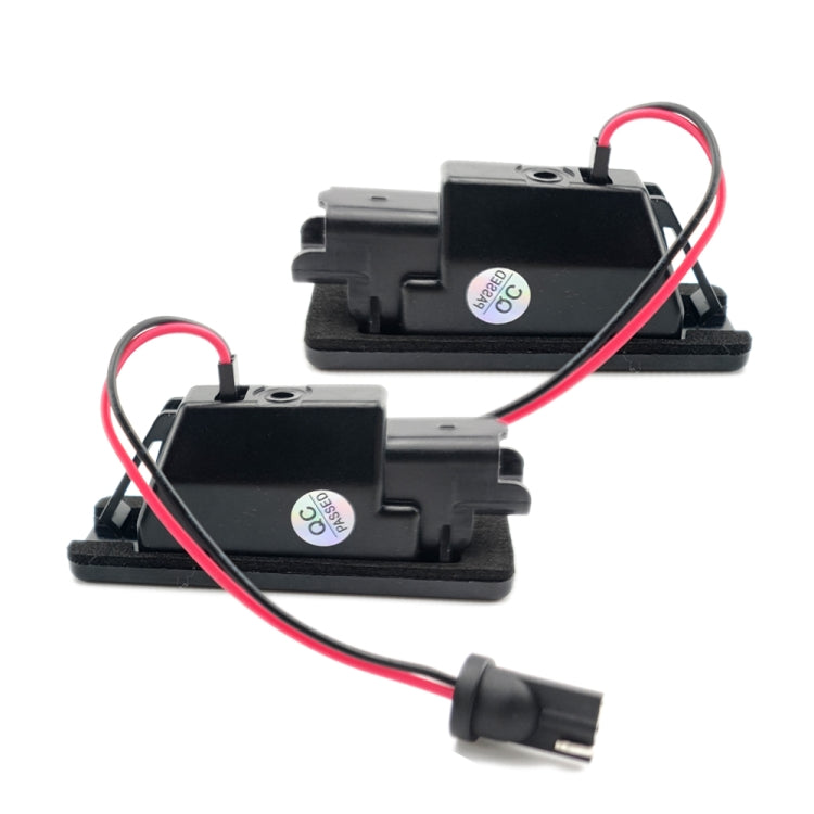 2pcs For Nissan Qashqai J10 / J11 / X-Trail / Teana License Plate Light Modification - License Plate Lights by PMC Jewellery | Online Shopping South Africa | PMC Jewellery | Buy Now Pay Later Mobicred