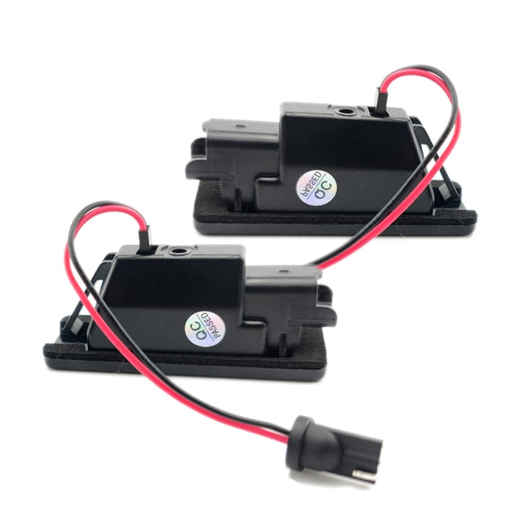 2pcs For Nissan Qashqai J10 / J11 / X-Trail / Teana License Plate Light Modification