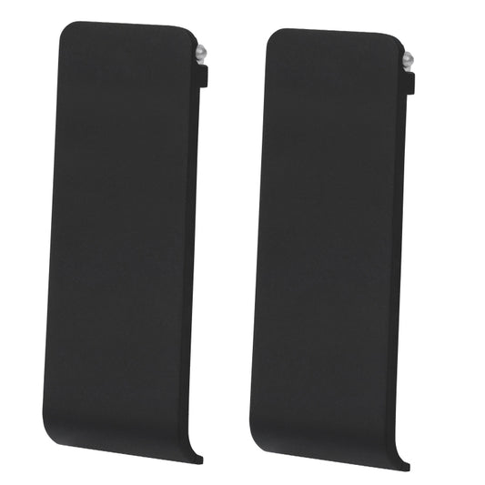For Nintendo Switch Console 2pcs Replacement Kickstand Back Shell Holder(Black) - Holder by PMC Jewellery | Online Shopping South Africa | PMC Jewellery | Buy Now Pay Later Mobicred