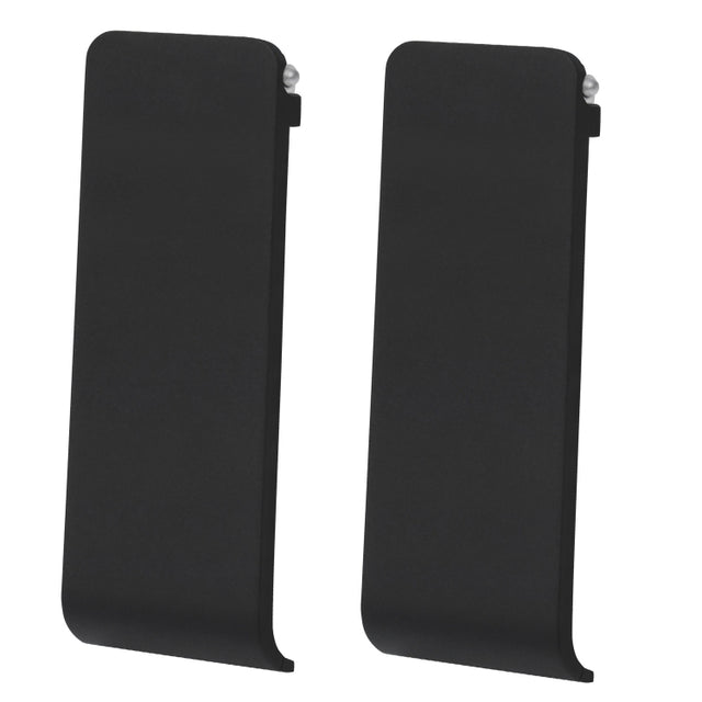 For Nintendo Switch Console 2pcs Replacement Kickstand Back Shell Holder(Black)