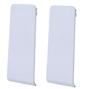 For Nintendo Switch Console 2pcs Replacement Kickstand Back Shell Holder(White)