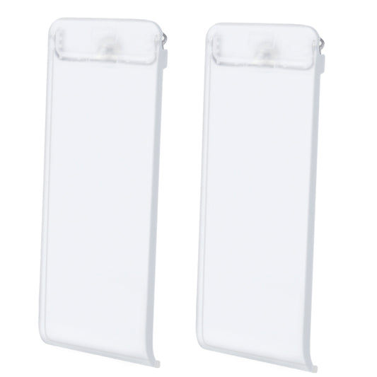 For Nintendo Switch Console 2pcs Replacement Kickstand Back Shell Holder(Transparent White) - Holder by PMC Jewellery | Online Shopping South Africa | PMC Jewellery | Buy Now Pay Later Mobicred