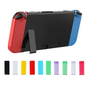 For Nintendo Switch Console 2pcs Replacement Kickstand Back Shell Holder(White)