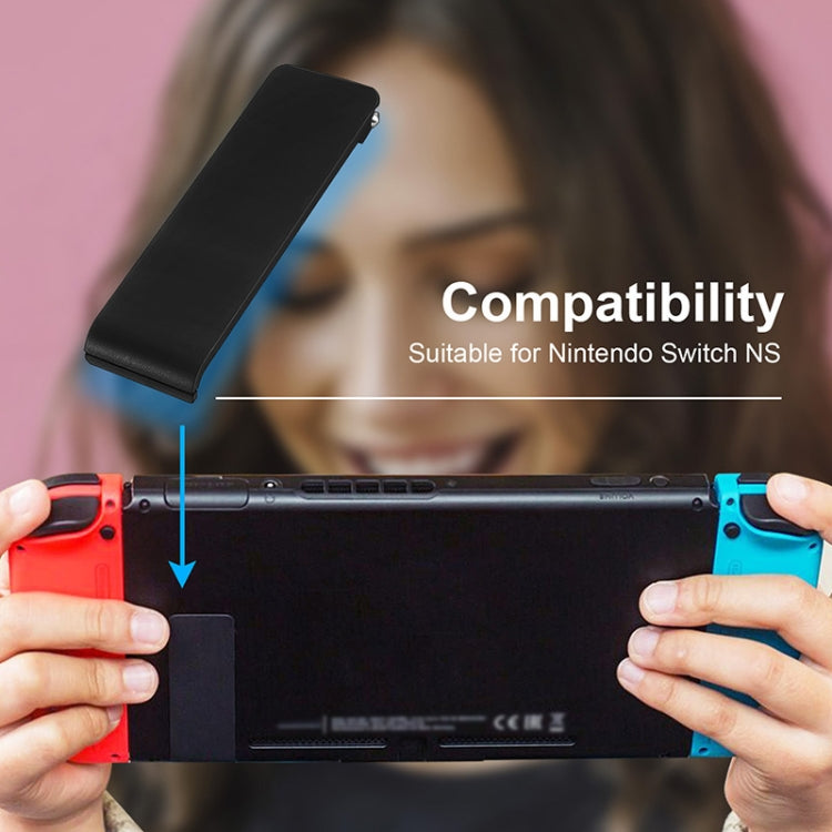 For Nintendo Switch Console 2pcs Replacement Kickstand Back Shell Holder(Blue)