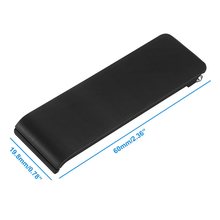 For Nintendo Switch Console 2pcs Replacement Kickstand Back Shell Holder(Transparent White) - Holder by PMc TechLife | Online Shopping South Africa | PMc TechLife | Buy Now Pay Later Mobicred