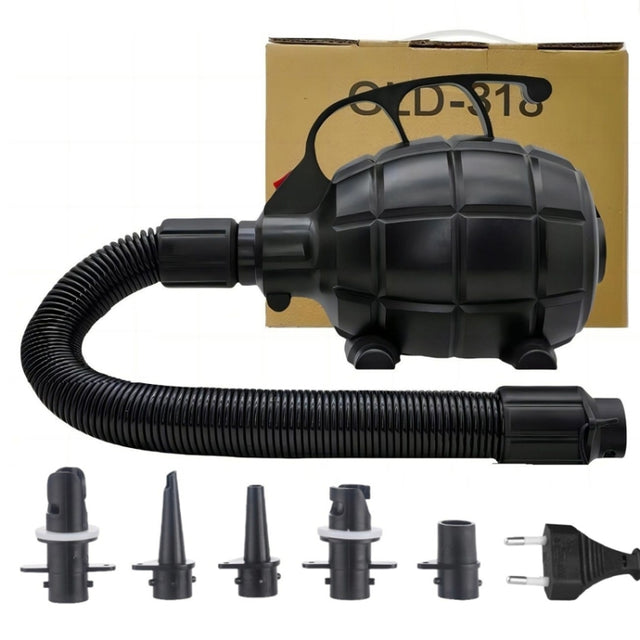 Electric Air Pump Household Inflatable Pump 600W High Power Electric Inflator, Plug: EU Plug