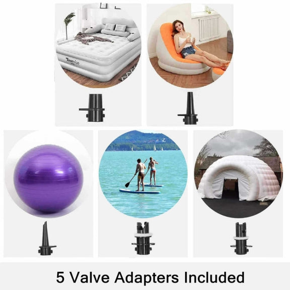 Electric Air Pump Household Inflatable Pump 600W High Power Electric Inflator, Plug: EU Plug