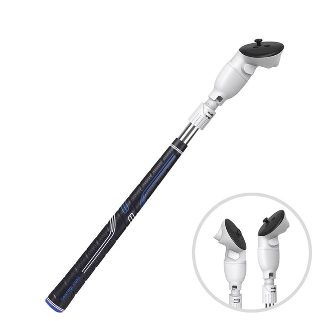 For Meta Quest 3S / 3 Controller Golf Club With Scale And Adjustable Length(White)